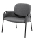 Sessel CLOTH anthrazit schwarz Stoff