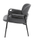 Sessel CLOTH anthrazit schwarz Stoff