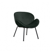Sessel SMILE grün schwarz Stoff
