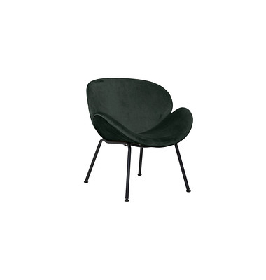 Sessel SMILE grün schwarz Stoff