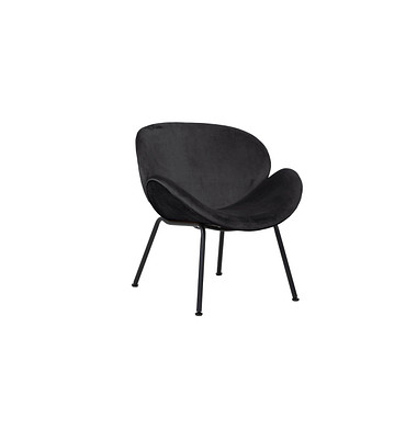 Sessel SMILE anthrazit schwarz Stoff