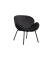 Sessel SMILE anthrazit schwarz Stoff