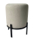 Hocker PFNEST.01.02 NEST, grau, bis 120kg