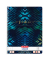 Collegeblock 50044160 x.book Fearless, New Batik Fearless, Lineatur 27 / liniert mit Rand innen/außen, A4, 70g, blau, 80 Blatt