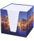 Zettelbox 46546, Skyline, 92x92mm, inkl. 900 Notizzettel, mehrfarbig, Karton