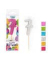 Geburtstagskerze Mini Glitter  957634 Zahl 7 Pink, Lila, Blau, Grün, Gelb und Silber  