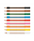Buntstifte-Set griffix, 700856, 9-farbig sortiert, dreikant, ergonomisch, Packung