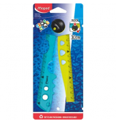 Klapplineal Croc Croc gelb/türkis
