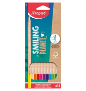 Buntstifte-Set SMILING PLANET, 831800FC, farbig sortiert, dreikant, Packung