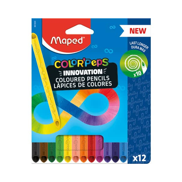 3154148616009 - Farbstiftetui Color Peps Infinity 3154148616009 MAPED 12 Stück 3154148616009 - Farbstiftetui Color Peps Infinity 3154148616009 MAPED 12 Stück