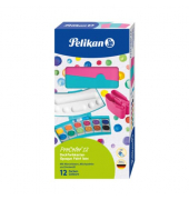 Farbkasten 735PC/12 ProColor, 701198, Deckfarbe, 12 Farben, farbig sortiert