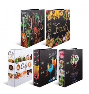 Motivordner Sortiment Flavors Flavors sortiert 19562, A4 70mm breit