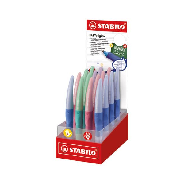 16 Stück Stabilo Tintenroller EASYoriginal L+R Pastel  Stabilo