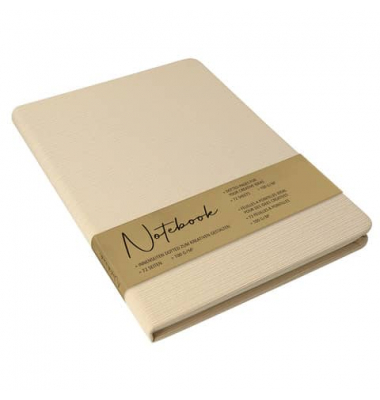 Notizbuch Retro beige