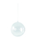 Plastik-Figur transparent Kugel 2-tlg. 6 cm Ø 6,0 cm