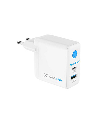 Power Saver 65W Ladeadapter weiß, 65 Watt