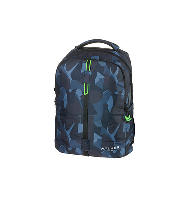 Schulrucksack Elite 2.0 Camo Kunstfaser anthrazitblau