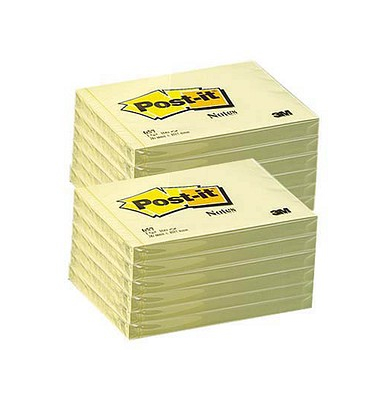 Haftnotizen 657 CY, Notes, 76x102mm, gelb, rechteckig