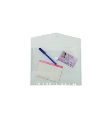 Prospekth&uuml;llen 57381E, A4 transluzent glatt, seitlich offen, 0,2mm