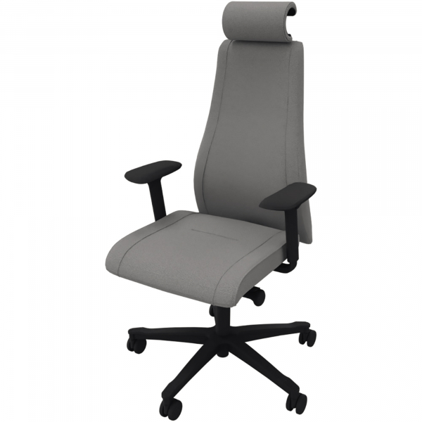 5901747584448 - Bürodrehstuhl Viden mit Armlehnen + Kopfstütze grau schwarz 5901747584448 Nowy Styl 5901747584448 - Bürodrehstuhl Viden mit Armlehnen + Kopfstütze grau schwarz 5901747584448 Nowy Styl