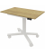 Schreibtisch eModel 2.0 MINI, elektrisch höhenverstellbar, 71-117cm (H), 90x55cm (BxT), rechteckig, hickory / weiß