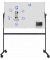 Stativdrehtafel-Whiteboard Unite, 7-108463, 150x100cm, lackiert, Aluminiumrahmen