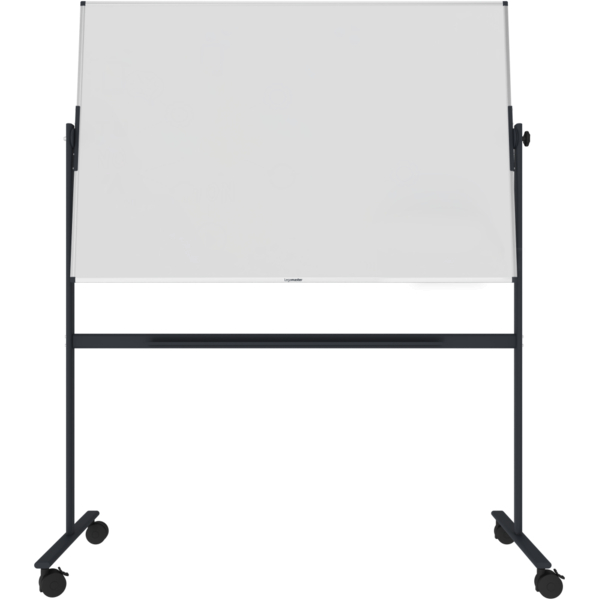 8713797105361 - Stativ-Drehtafel UNITE PLUS magnetisch drehbar um 360° B 1500 x T 126 x H 1000 mm emaillierter Keramikstahl weiß