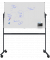 Stativdrehtafel-Whiteboard Unite Plus, 7-108563, 150x100cm (BxH), emailliert, Aluminiumrahmen