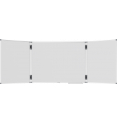 Whiteboard-klappbar UNITE PLUS, 7-108354, 120/240x90cm (BxH), emailliert, Aluminiumrahmen