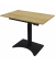 Schreibtisch eModel 2.0 MINI, elektrisch höhenverstellbar, 62-108cm (H), 90x55cm (BxT), rechteckig, hickory / schwarz