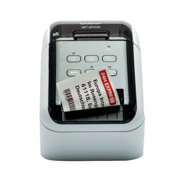 4977766827058 - Etikettendrucker QL-810Wc 110 Etiketten min USB iOS Android WLAN integrierte Schneideeinheit B 125 x T 234 x H 145 mm