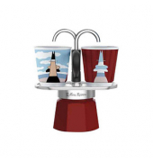 Espressokocher Mini Express 0001406, rubin-rot, 2 Tassen