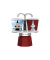 Espressokocher Mini Express 0001406, rubin-rot, 2 Tassen