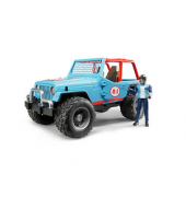 Jeep Cross Country Racer blau mit Rennfahrer 2541 Spielzeugauto