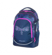 Schulrucksack Fame 2.0 Magic Dragonfly Kunstfaser dunkelblau