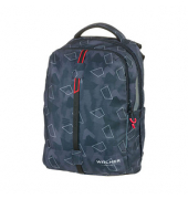 Schulrucksack Elite 2.0 Kunstfaser grau