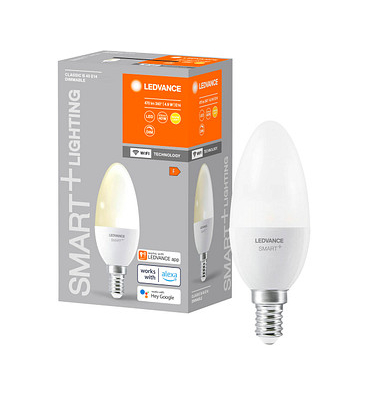 WLAN-Lampe SMART+ WiFi Classic B40 DIM E14 4,9 W matt