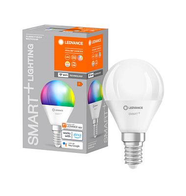 WLAN-Lampe SMART+ WiFi Classic P40 RGBW E14 4,9 W matt