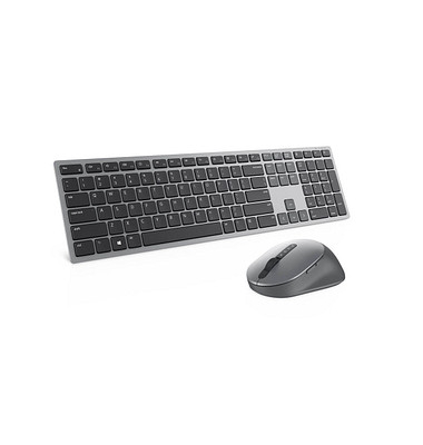 Premier Multi-Device Tastatur-Maus-Set kabellos grau, schwarz
