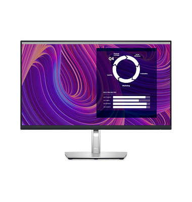  Monitor P2723D DELL-P2723D, QHD (2560x1440 Pixel), 8 ms, schwarz/silber