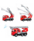 Worxx Feuerwehr Leiterwagen Mercedes Benz Arocs 4615 Spielzeugauto
