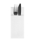 Bestecktaschen Airlaid weiß 8,5 x 20,0 cm