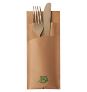 Bestecktaschen braun 8,5 x 20,0 cm