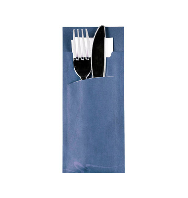 Bestecktaschen blau 8,5 x 20,0 cm