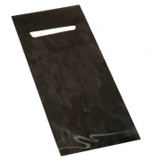 Bestecktaschen schwarz 8,5 x 20,0 cm