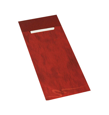 Bestecktaschen bordeaux 8,5 x 20,0 cm