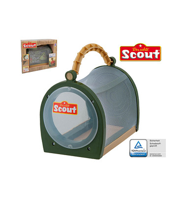 Insektenhotel Scout Insektenhaus Beobachtungs-Haus grün 12,5 x 15,0 x 11,0 cm
