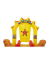 Planschbecken Wasserspiel Wild West 278,0 l mehrfarbig 264,0 x 188,0 x 140,0 cm