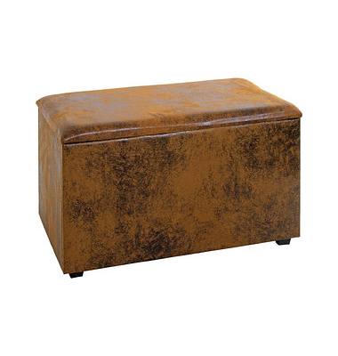Sitztruhe 25873 vintage-braun Holz 65,0 cm