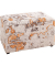 Sitztruhe 25975 Motiv Weltkarte Holz 65,0 cm